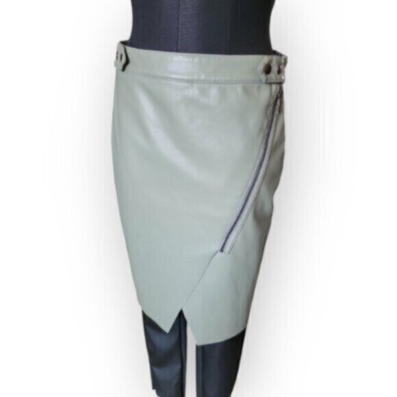ESQUALO Dresses & Skirts - ESQUALO Faux Leather Pencil Skirt Sz 10 NWT
